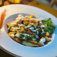 Chimichurri potatoes   at Fig in Split