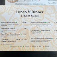 Menue   at Fig in Split