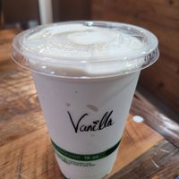 vanilla milkshake at Plant Power Fast Food - SDSU in San Diego