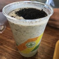 Cookies and cream shake  at Plant Power Fast Food - SDSU in San Diego
