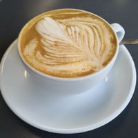 Oat flat white at Urban Ground in Eastbourne