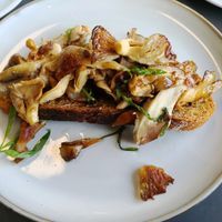 Oysters on toast - truly delicious at Urban Ground in Eastbourne