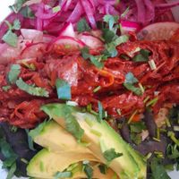 Jackfruit Pibil bowl   at Los Bowls de Guadalupe  in Tulum