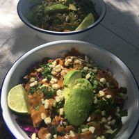 Such a great meal!  at Los Bowls de Guadalupe  in Tulum