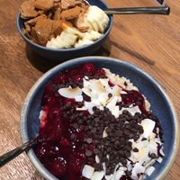 Delicious vegan porridge! at Haferkater - S-Bf Friedrichstraße in Berlin