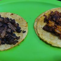 Vegan tacos at El Bajón Vegano in Tulum