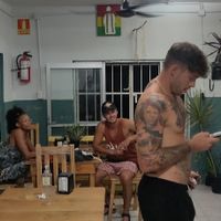 Inside at El Bajón Vegano in Tulum