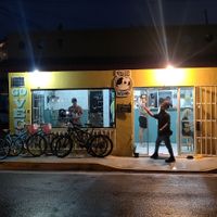 Outside at El Bajón Vegano in Tulum