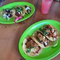 Different flavors at El Bajón Vegano in Tulum