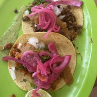 Amazing tacos  at El Bajón Vegano in Tulum