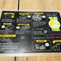 Menu  at El Bajón Vegano in Tulum