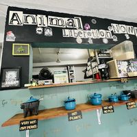 Counter area  at El Bajón Vegano in Tulum