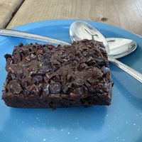 Brownie (good)  at El Bajón Vegano in Tulum