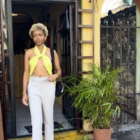 Entrance to extended seating at Cacao Bar☺️  at El Bajón Vegano in Tulum