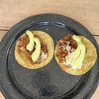 Tacos  at El Bajón Vegano in Tulum