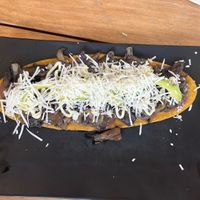 Huarache  at El Bajón Vegano in Tulum