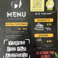   at El Bajón Vegano in Tulum