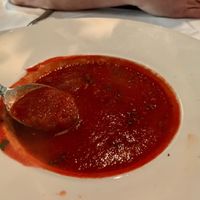Tomato Dhania Soup—delicious! at 21 Spices in Naples