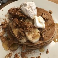 Vegan Horchata Pancakes at Harvest on 25th in Waco