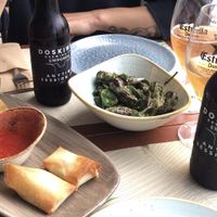 Spring rolls at Grop in Lescala