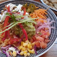 Vegan bowl at Cantina Bendigo in Bendigo