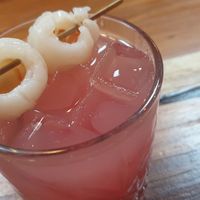 Apple & lychee juice at Cantina Bendigo in Bendigo