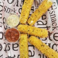 Mozza sticks at SunLight Lounge in Amsterdam