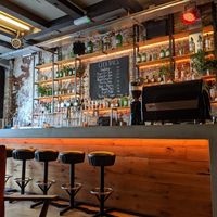 The bar at SunLight Lounge in Amsterdam