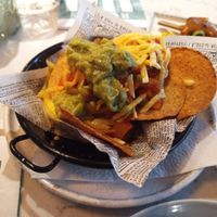 Loaded nachos at Rozey in Rotterdam