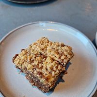 Brownie crumble at Rozey in Rotterdam