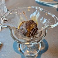Chocolade sorbet ijs at Rozey in Rotterdam