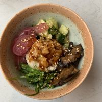 Poke bowl  at Rozey in Rotterdam