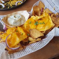 Chili Nacho's (vegan cheese & mayonnaise) at Koffie&JIJ in Hilversum