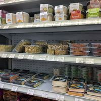 Chilled food, a lot of Violife at Planta in South East London