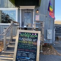 Outside shop in Brunswick. Porch delivery  at Wildflours in Brunswick