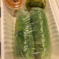 Avocado Summer Rolls with peanut sauce and a sweet sauce i have no clue what it is but is sooo delicious  at Bodhi Corner in Baltimore