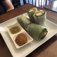 Summer rolls - lots of fresh vegetables ! at Bodhi Corner in Baltimore