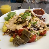 Vegan skillet  at Ideal Cafe in Campbell River