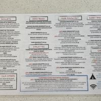 Menu 2  at Ideal Cafe in Campbell River