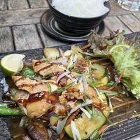 Tofu “filet” with vegetables  at BANÔI in Freiburg