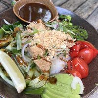 Rice bowl with tofu  at BANÔI in Freiburg