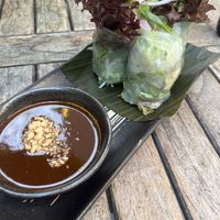 Summer roll with tofu   at BANÔI in Freiburg