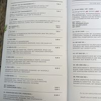 Items labeled vegan but use caution, especially when ordering the curries with tofu. They contain milk, unfortunately    at BANÔI in Freiburg