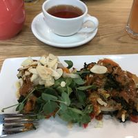 Vegan benny - delicious.  at Loudons Cafe and Bakery - New Waverley in Edinburgh
