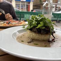 Risotto cake at The Gate - St John's Wood in North West London