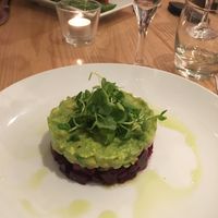 Avocado & beetroot tartare & Arancini at The Gate - St John's Wood in North West London
