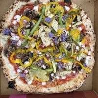 Amazing tasting vegan pizza! at 48H Pizza & Gnocchi Bar in Elsternwick