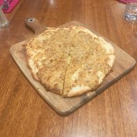 mustard  pizza at Old Boundary Hotel in Bendigo