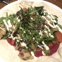 100% not chicken souvlaki  at Old Boundary Hotel in Bendigo