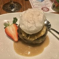 Vegan sticky date pudding  at Old Boundary Hotel in Bendigo